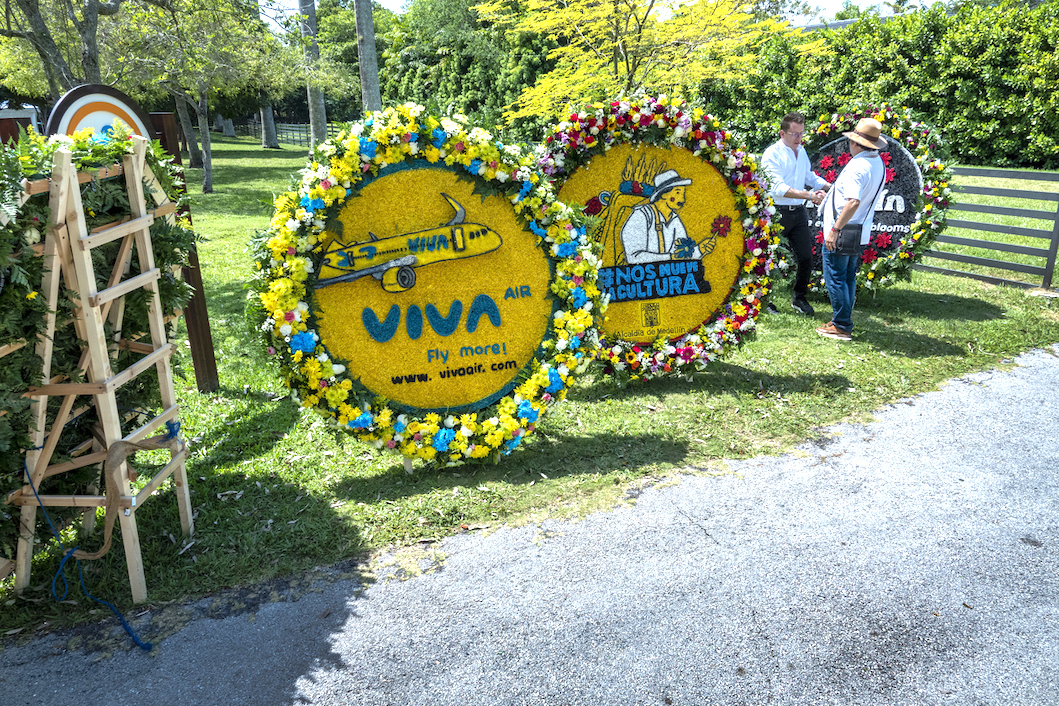 Exhibición de las silletas.