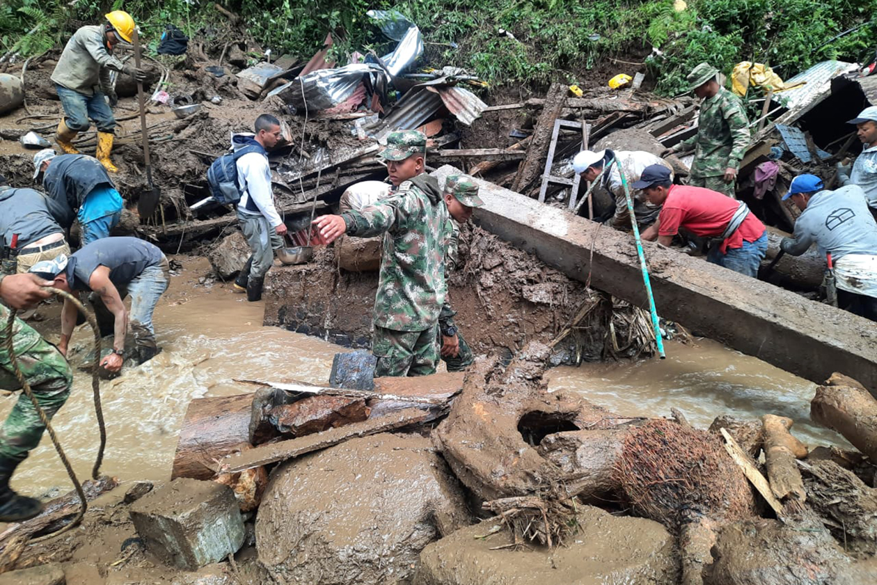 Imagen de la emergencia.
