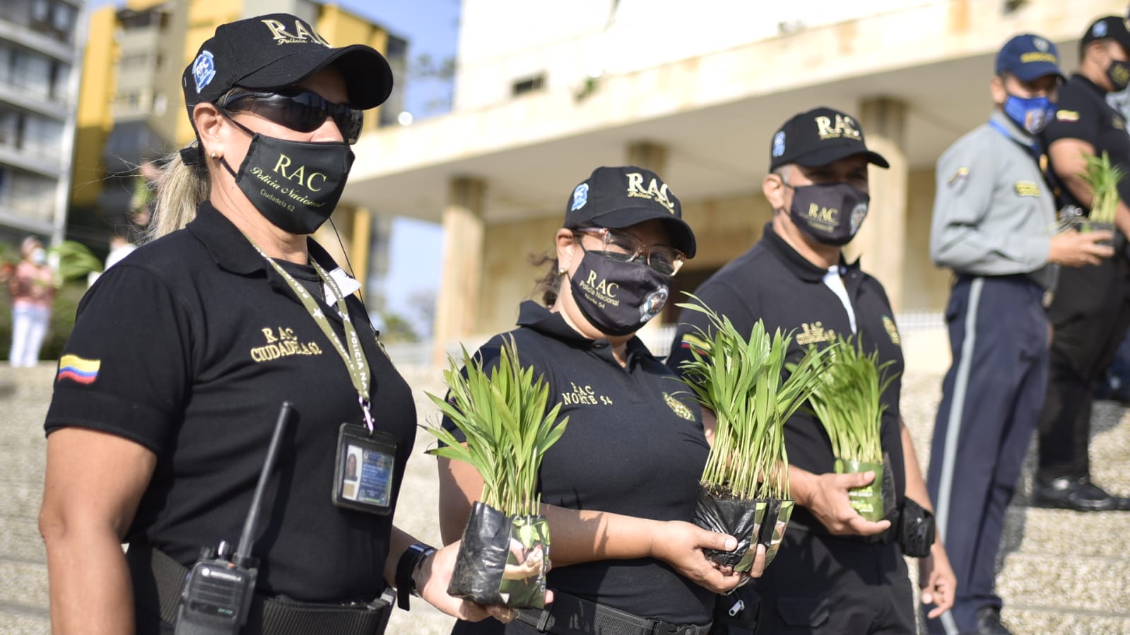 Se entregaron plantas ornamentales para combatir el uso de la palma de cera. 