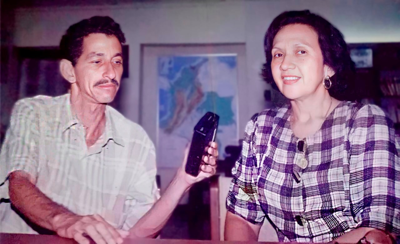 Juan Rincón Vanegas y 'La Cacica' Consuelo Araújo Noguera