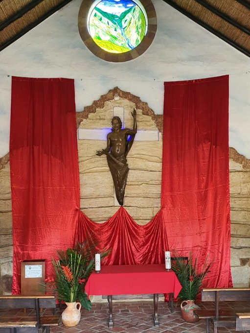 Lugar de la Reserva - Monumento Jueves Santo- Capilla Cristo Resucitado - Parque Nacional de Chicamocha- Santander.