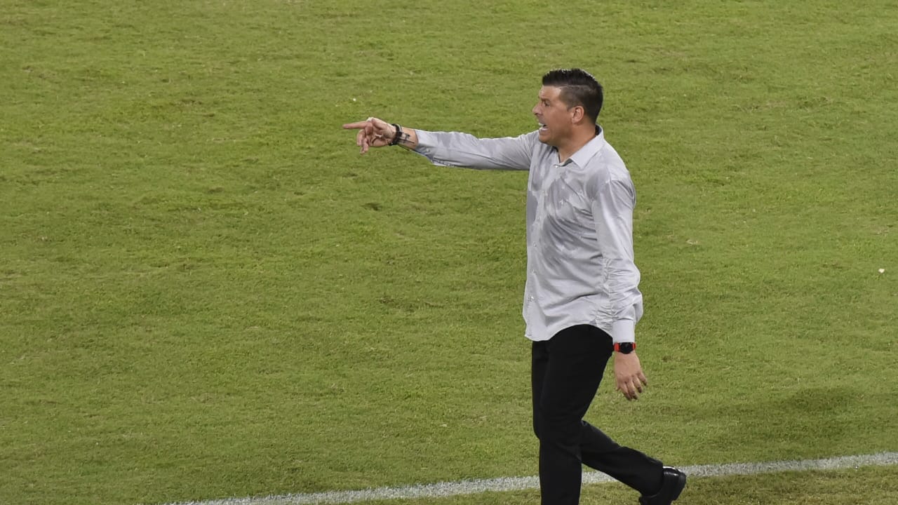 Juan Cruz Real, DT del Junior.