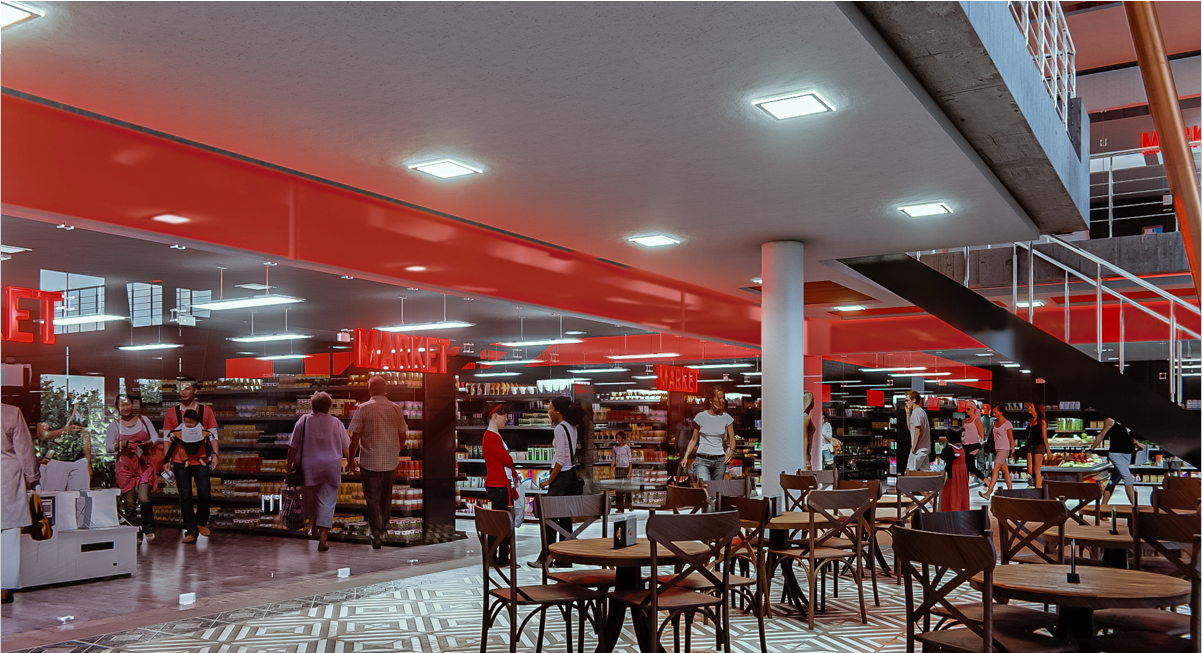  Así será el 'Mercado Sazón Atlántico'.