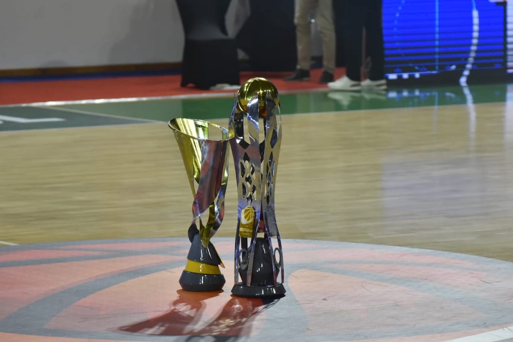 Los trofeos exhibidos.