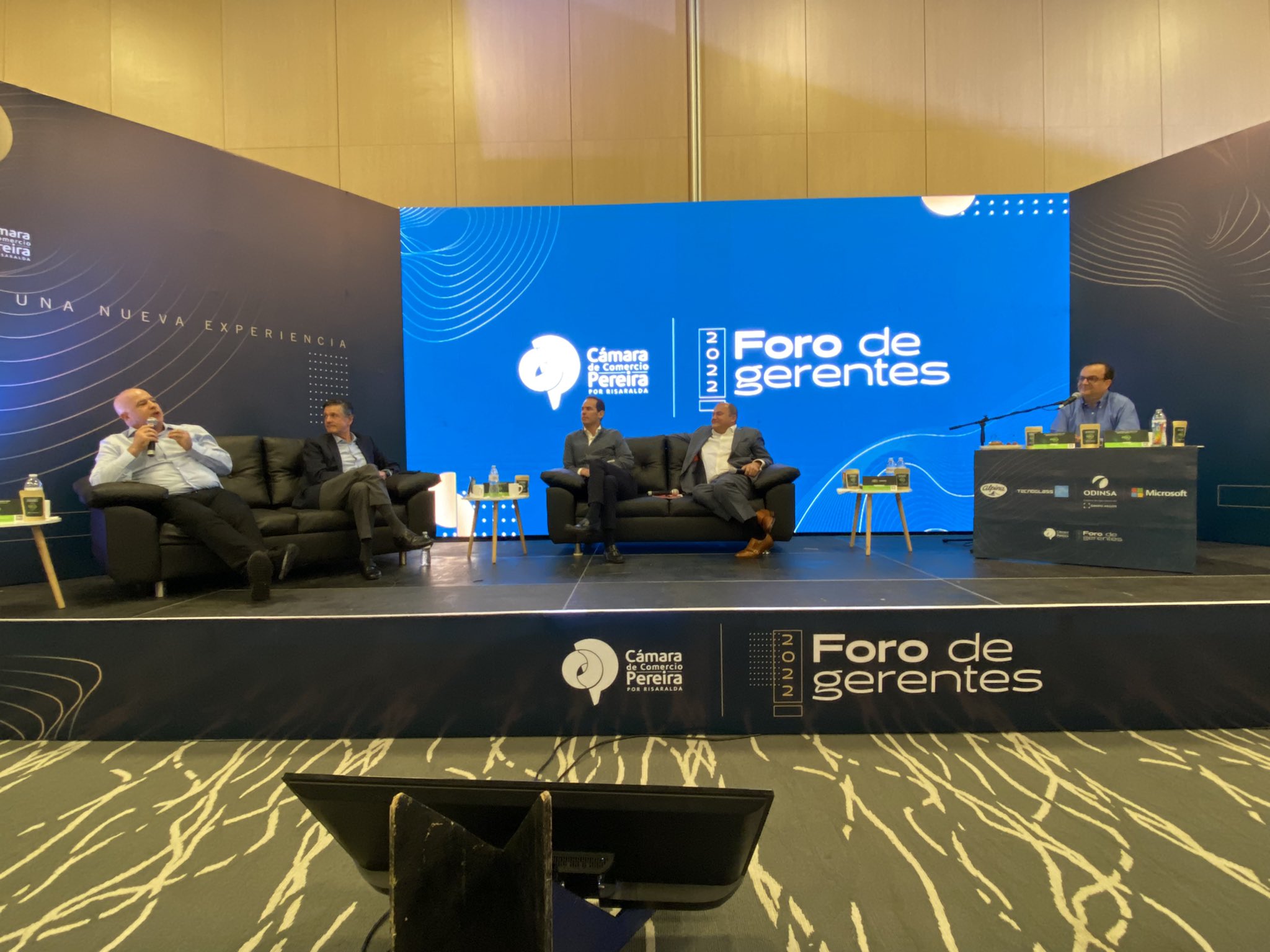 Foro de Gerentes, en el que participó el empresario Christian Daes.