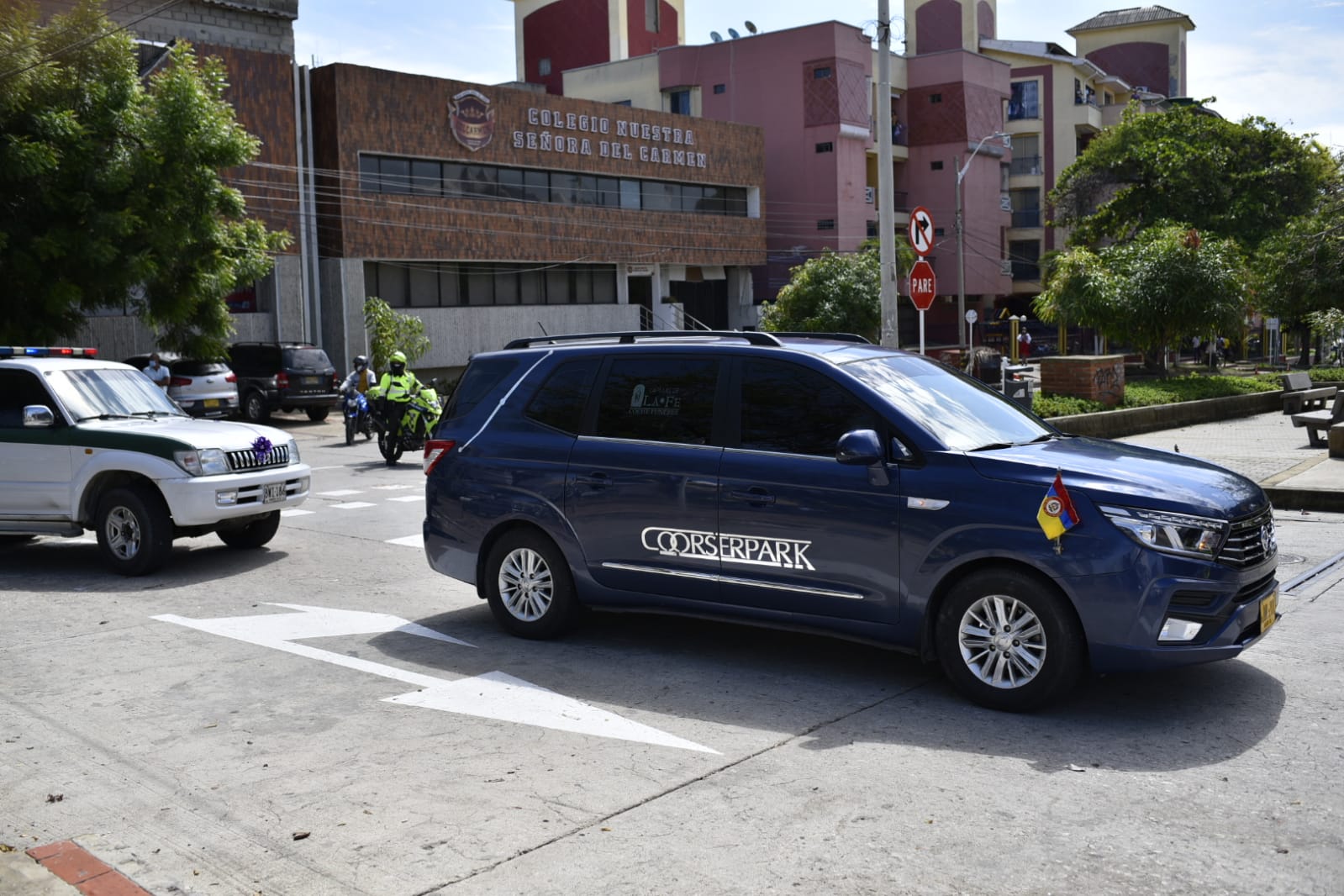 El conmovedor sepelio del patrullero Naudin Córdoba Mena