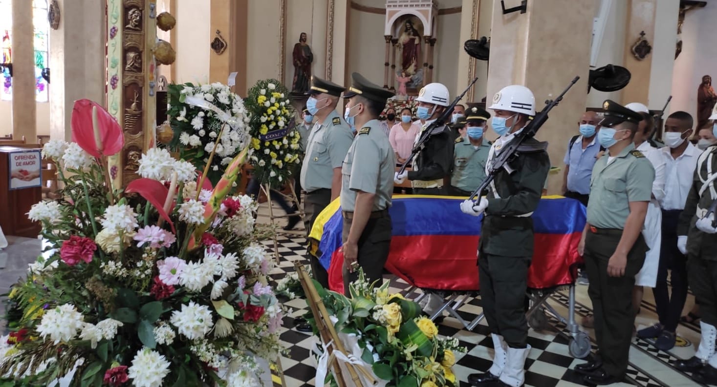 Una misa póstuma por Naudin Córdoba Mena.