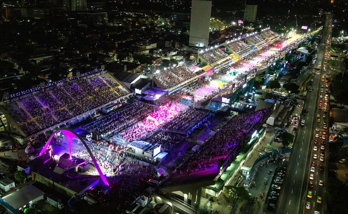 Panorámica del sambódromo.