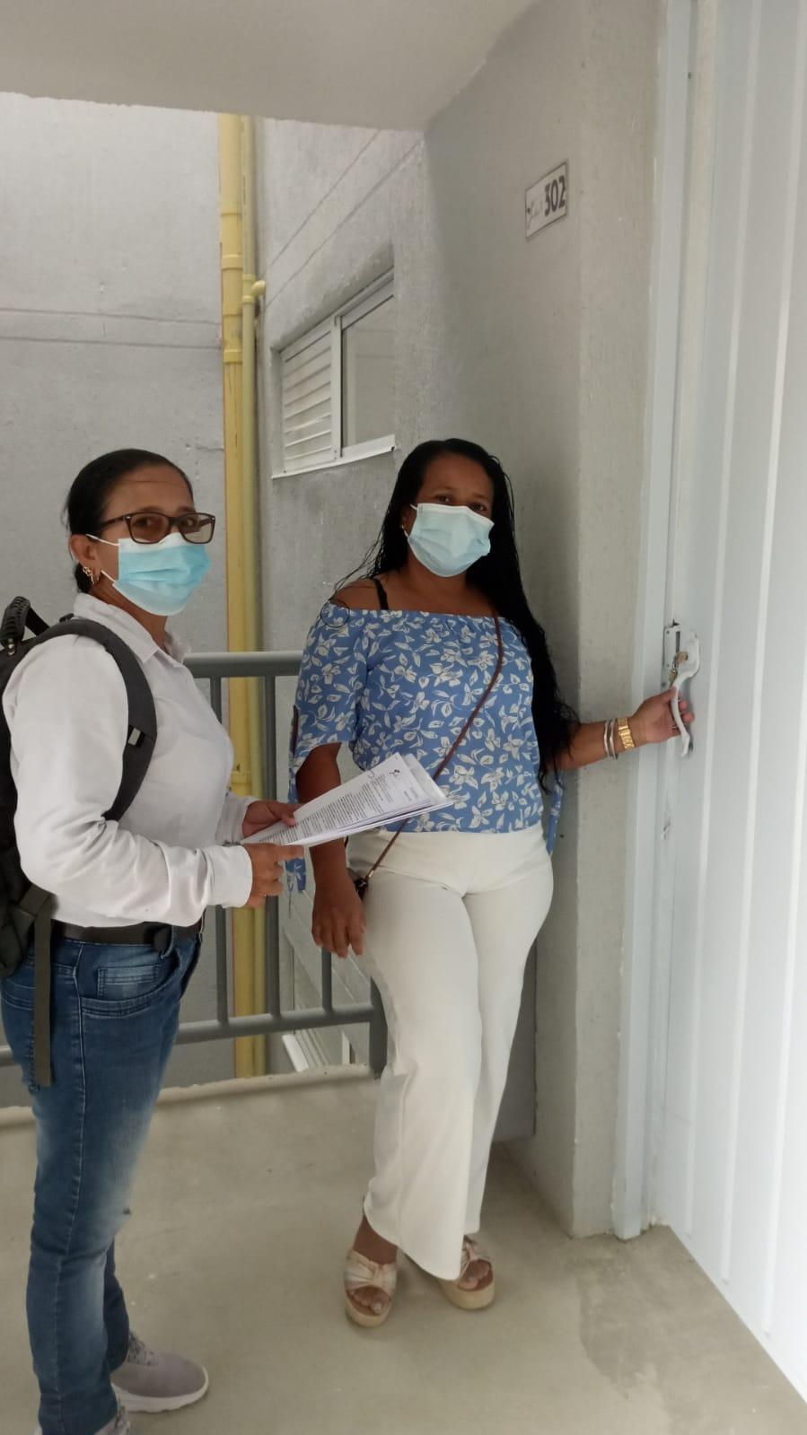 Fondo Adaptación Una beneficiaria de vivienda del Fondo Adaptación