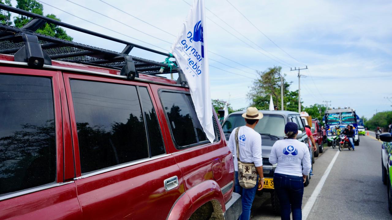Comunicaciones Defensoría del Pueblo Retorno a la Sierra Nevada de familias desplazadas.