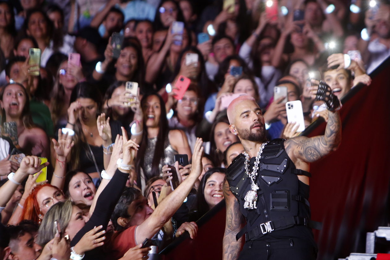 Una selfie con Maluma.