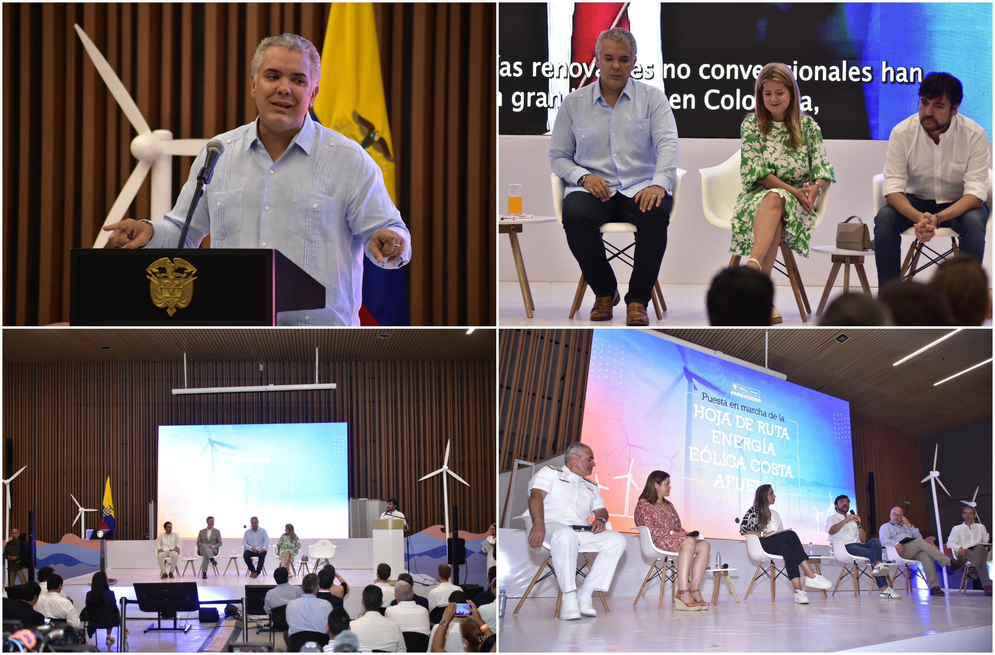 Lanzamiento de la hoja de ruta energía eólica costa afuera de Colombia.