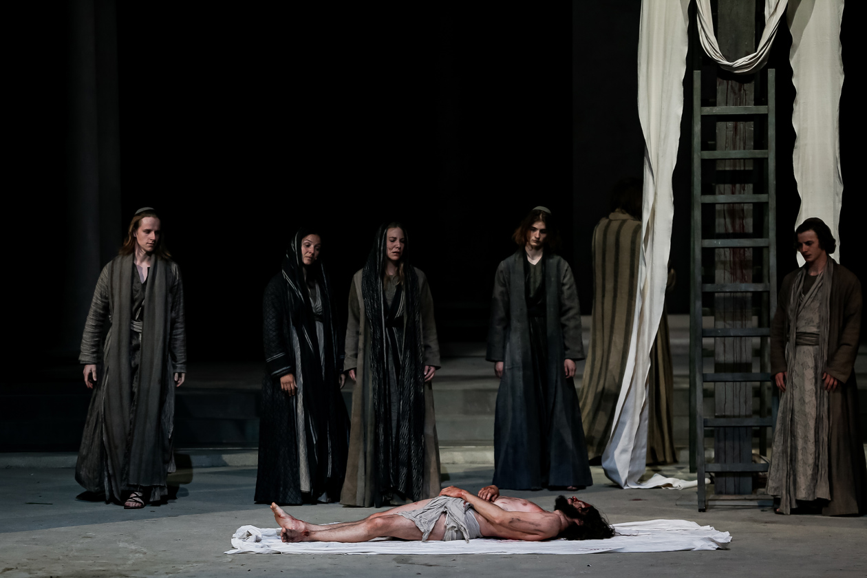 Escena de la muerte de Jesús.