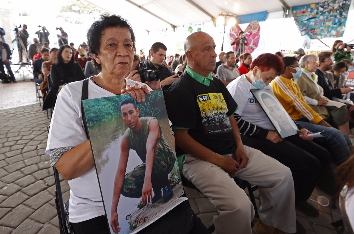 Una de las madres de las víctimas de falsos positivos de Soacha.