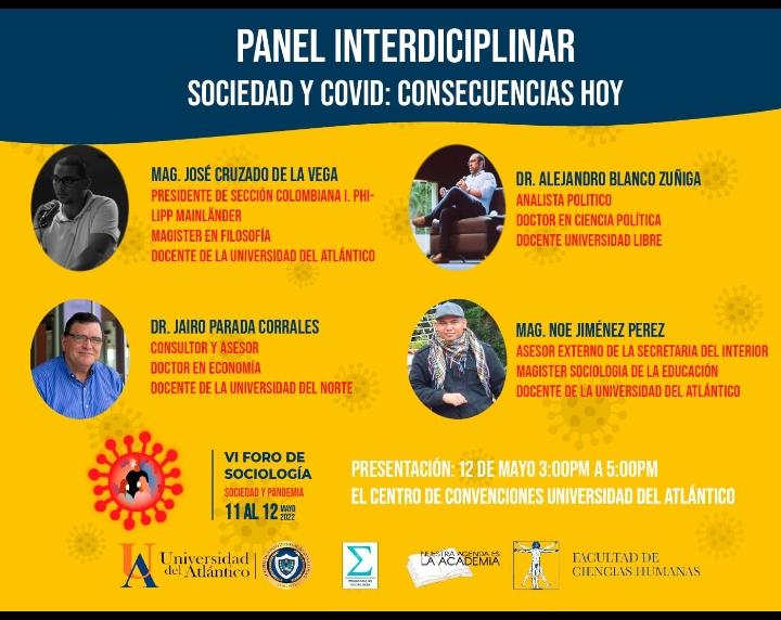 Panel del jueves 12 de mayo en el Foro de Sociología.