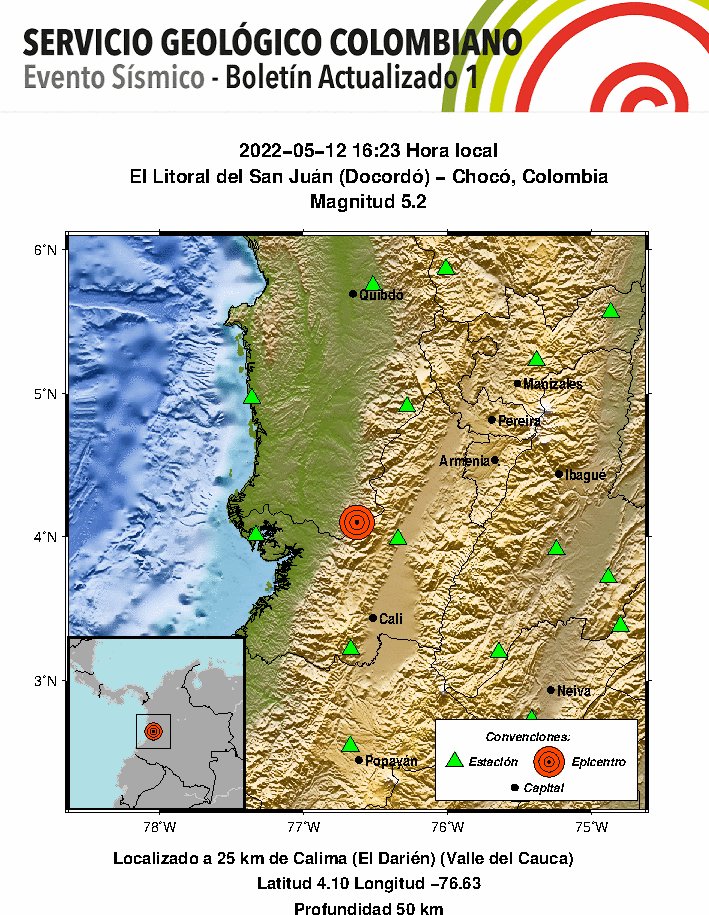 Sismo en Cali