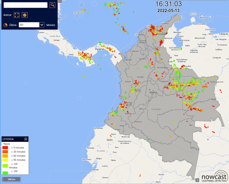 Las lluvias más intensas se han registrado en zonas de algunos departamentos