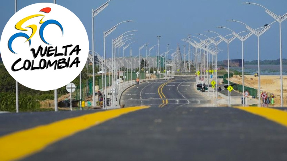 El Malecón del Río, punto de salida de la Vuelta a Colombia. 