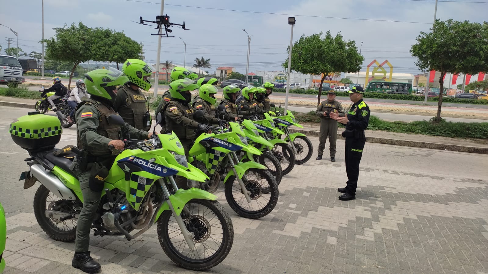 Retenes de la Policía realizados esta semana en Caribe Verde. 