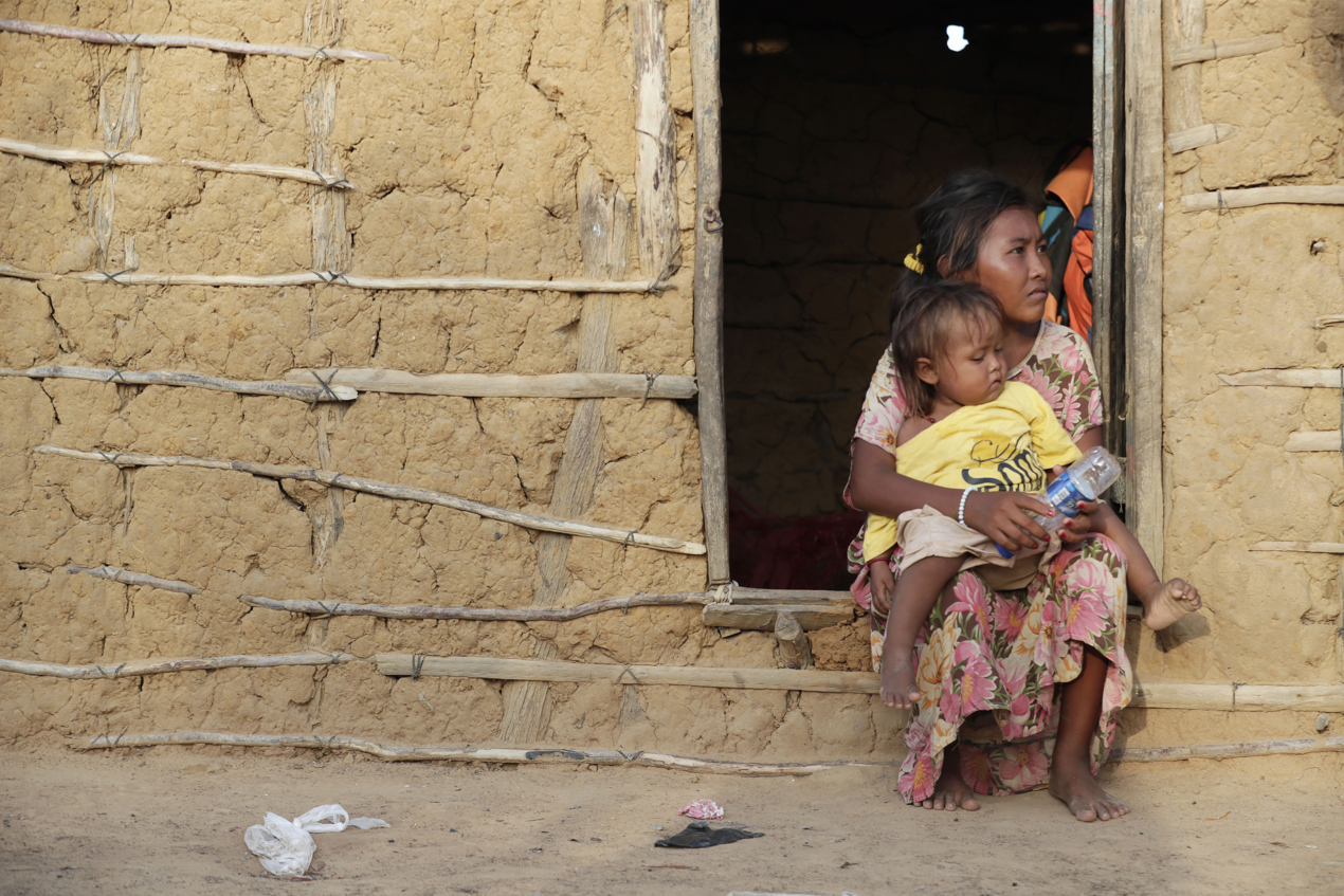 Postales de habitantes en La Guajira.