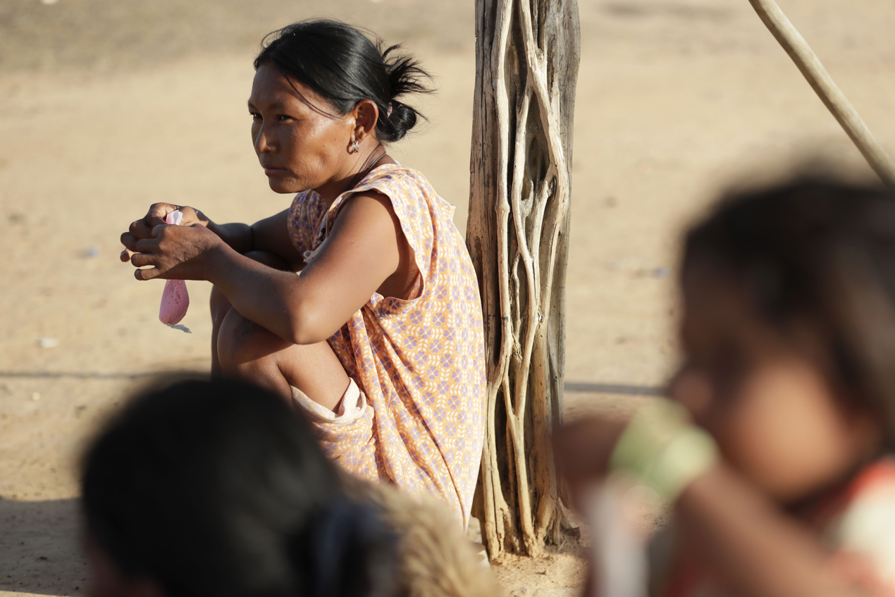 Postales de habitantes en La Guajira.