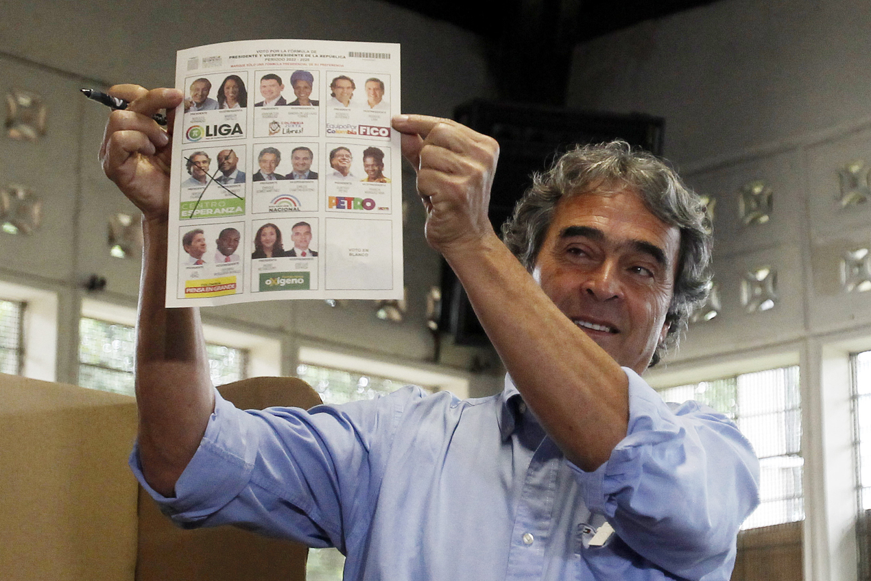 Sergio Fajardo, candidato presidencial.