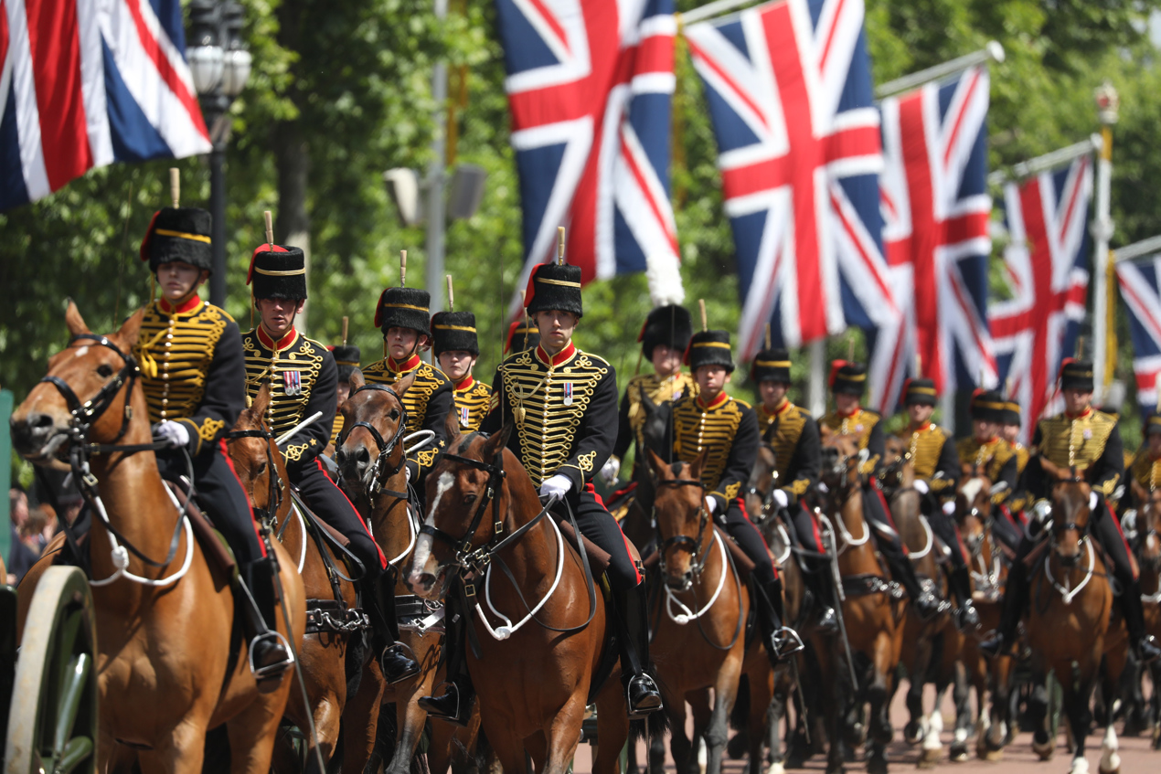 Celebración de los 70 años del reinado de Isabel II.