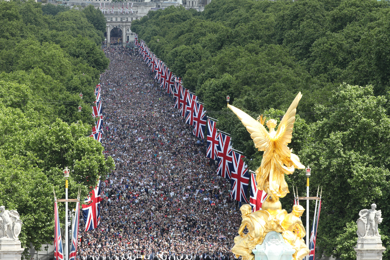 Celebración de los 70 años del reinado de Isabel II.