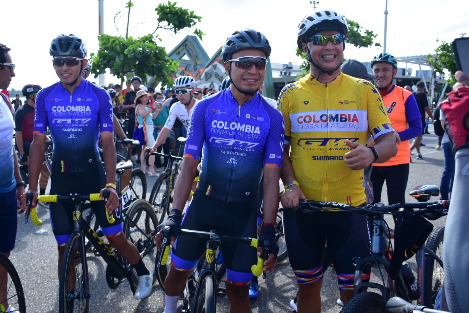 Darwin Atapuma, ciclista colombiano.