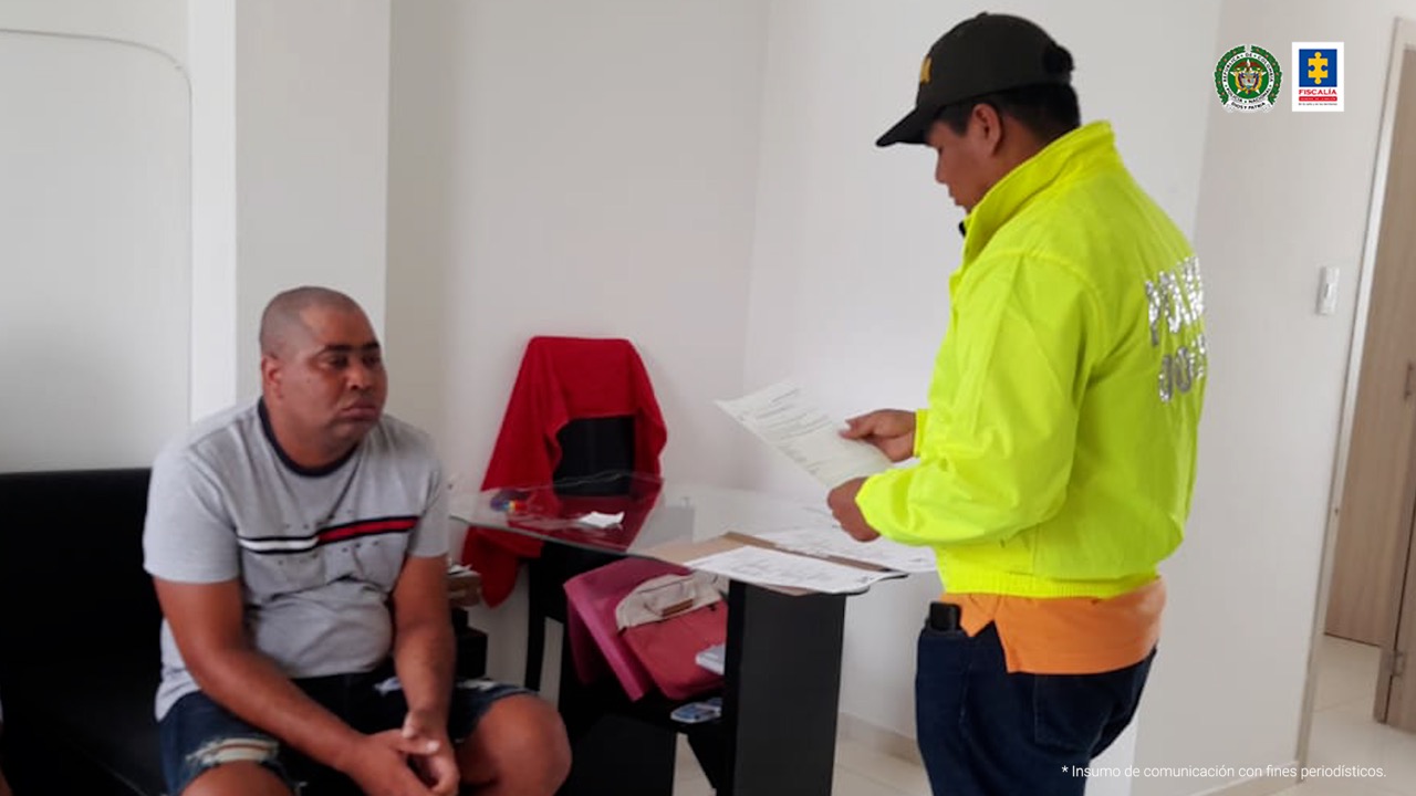 Operativo de Policía y Fiscalía.