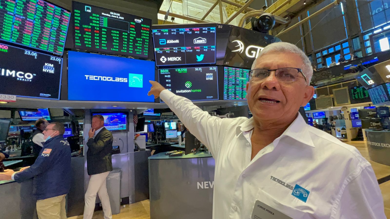 Jorge Perea, empleado con más de 35 años en la compañía.