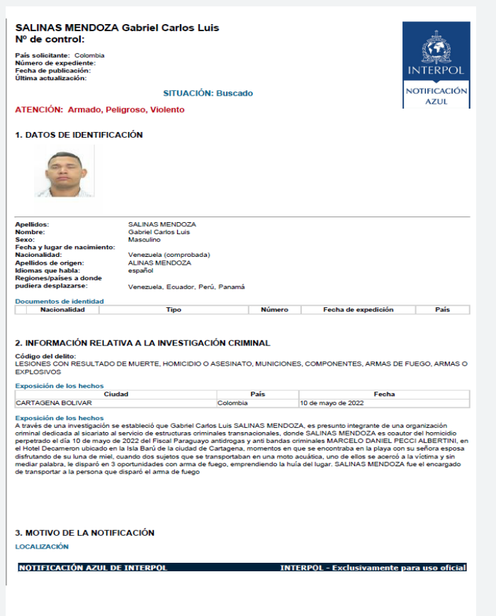 Gabriel Salinas y su Circular Azul