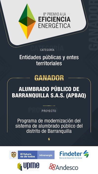 Notificación del premio.