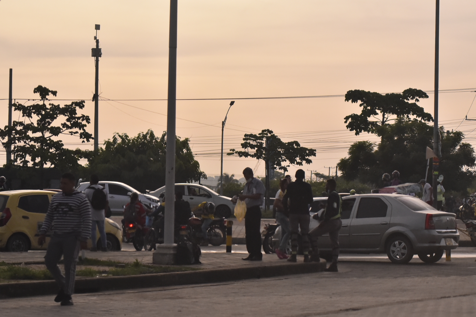 Entrada al barrio Caribe Verde.