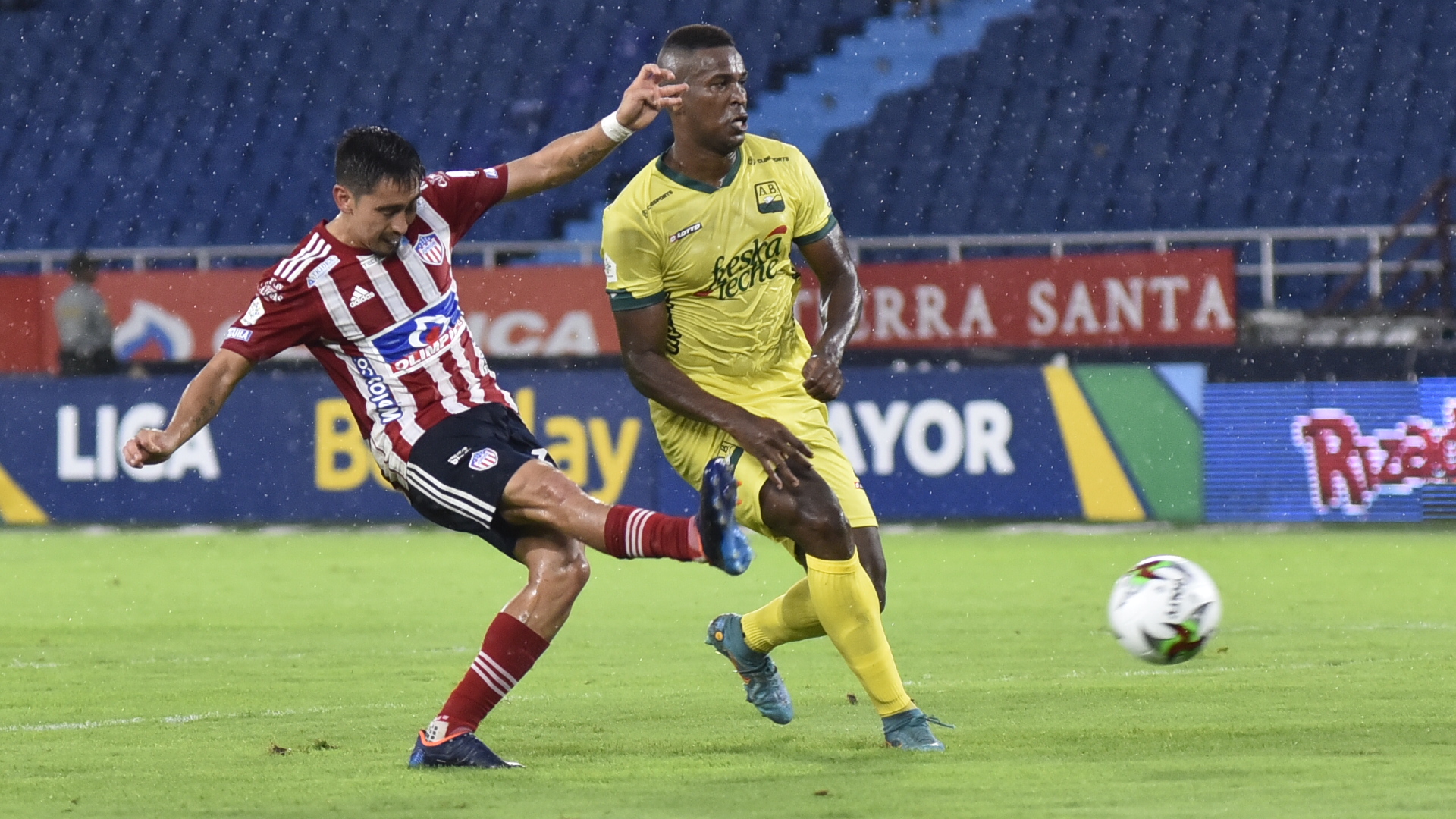 Acción del partido.
