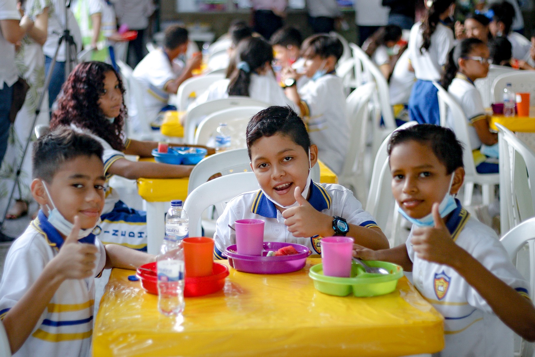 La alimentación de lo pequeños es la prioridad. 