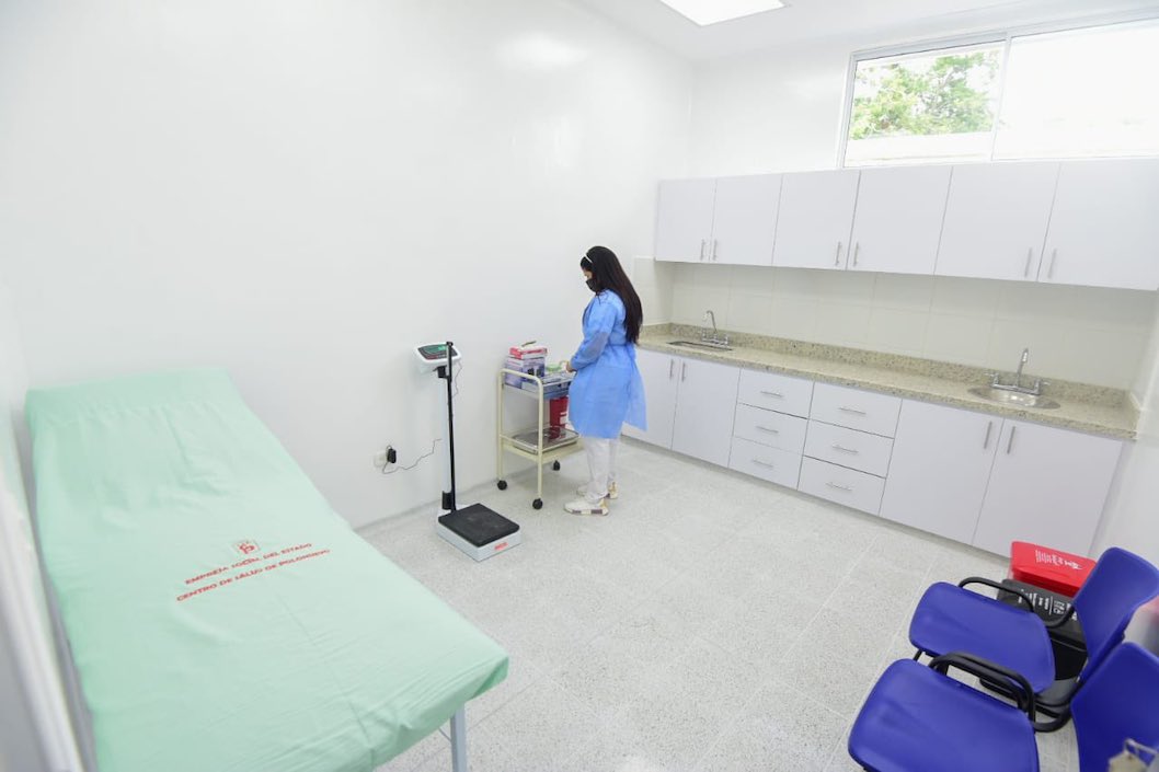 Instalaciones del puesto de salud.