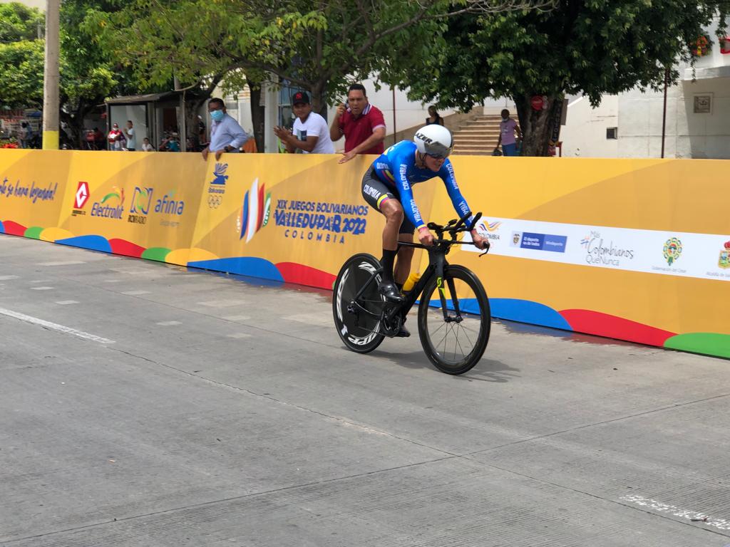 El ciclista se colgó la medalla de oro