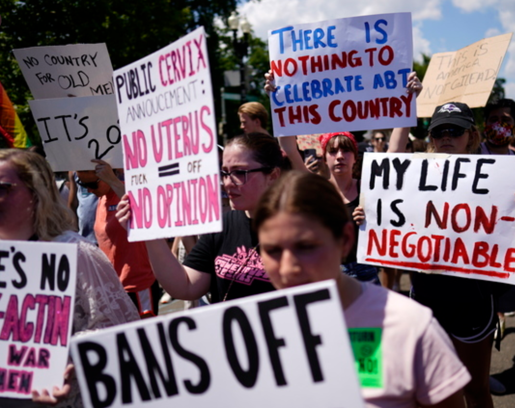 Manifestantes en Estados Unidos. 