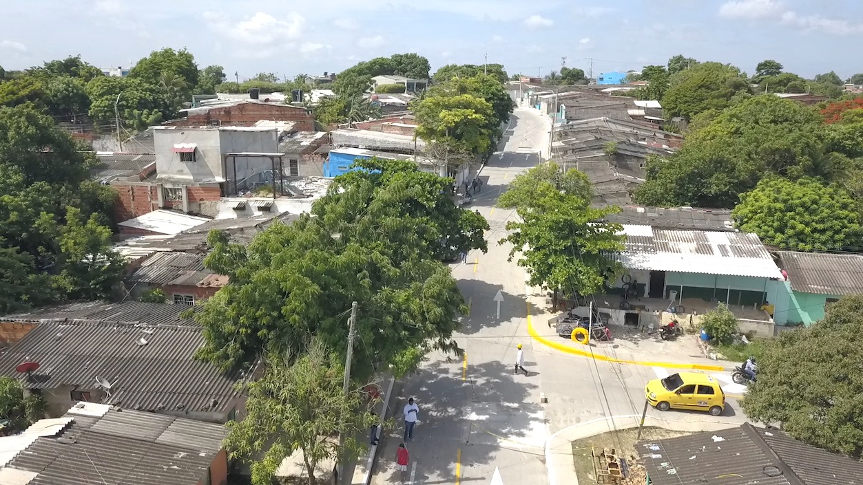 Panorámica de una de las vías.