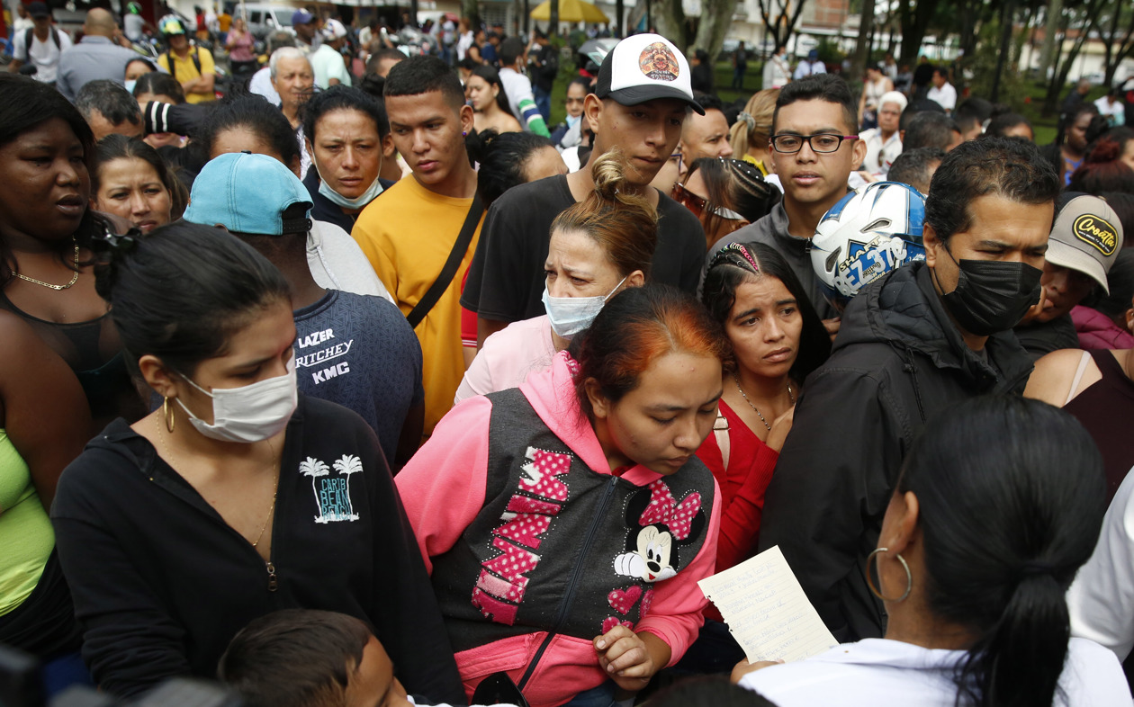 Familiares de los reclusos.