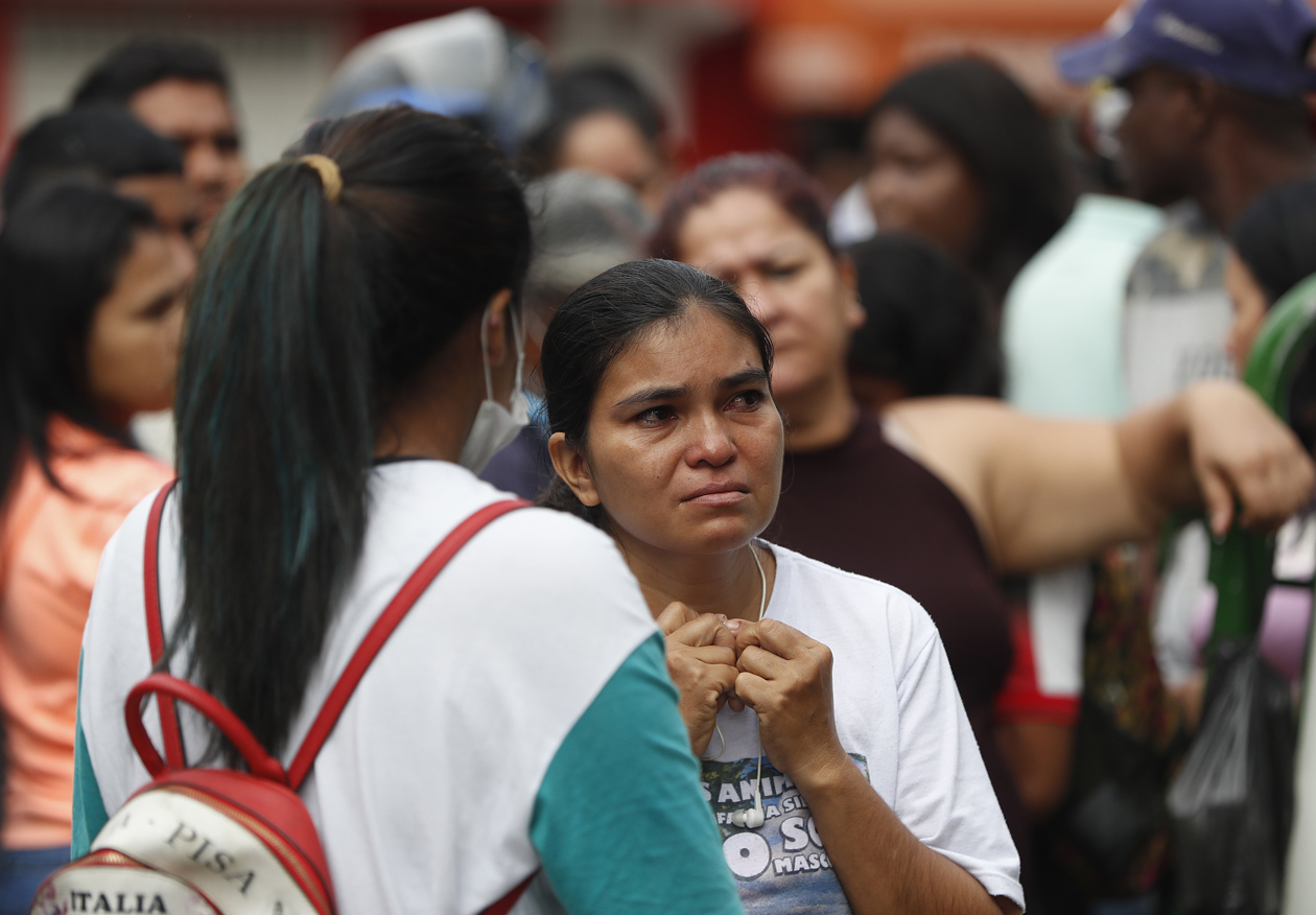 Familiares de los reclusos.