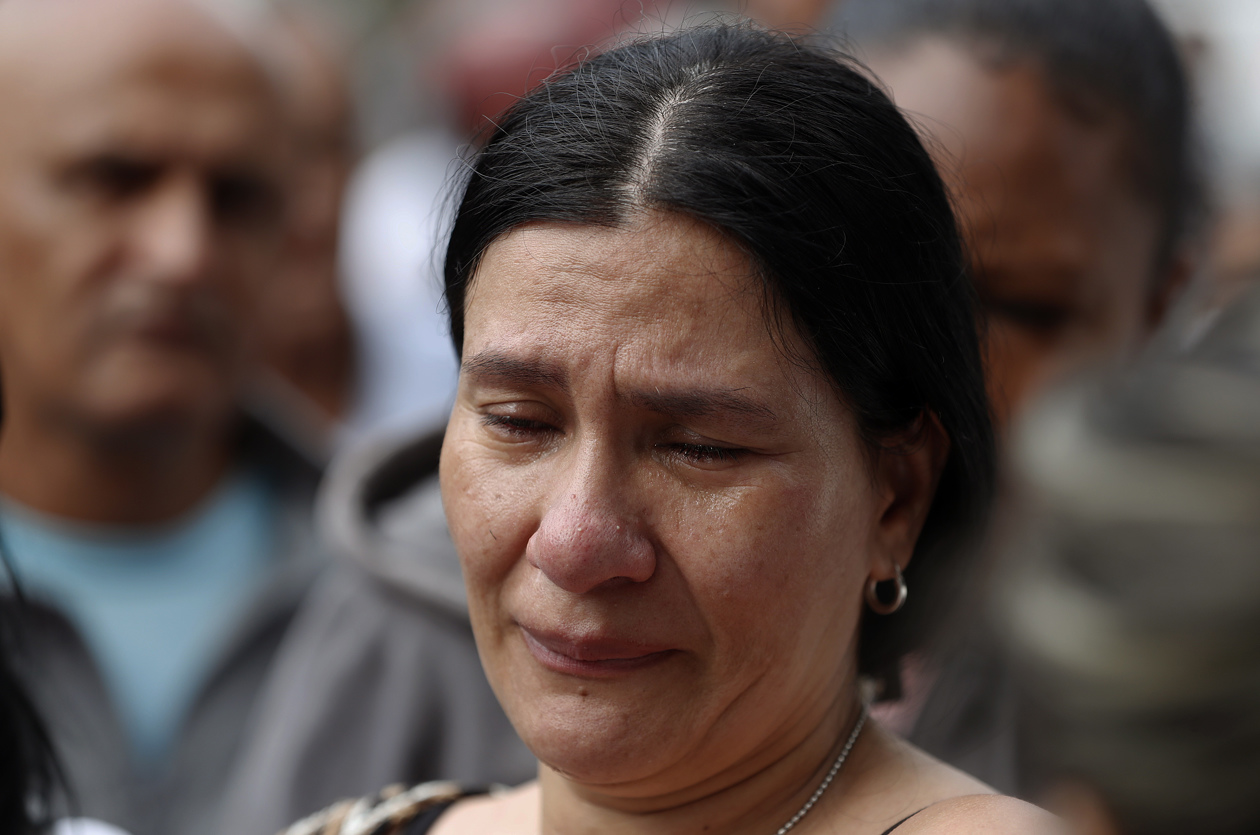 Familiares de los reclusos.