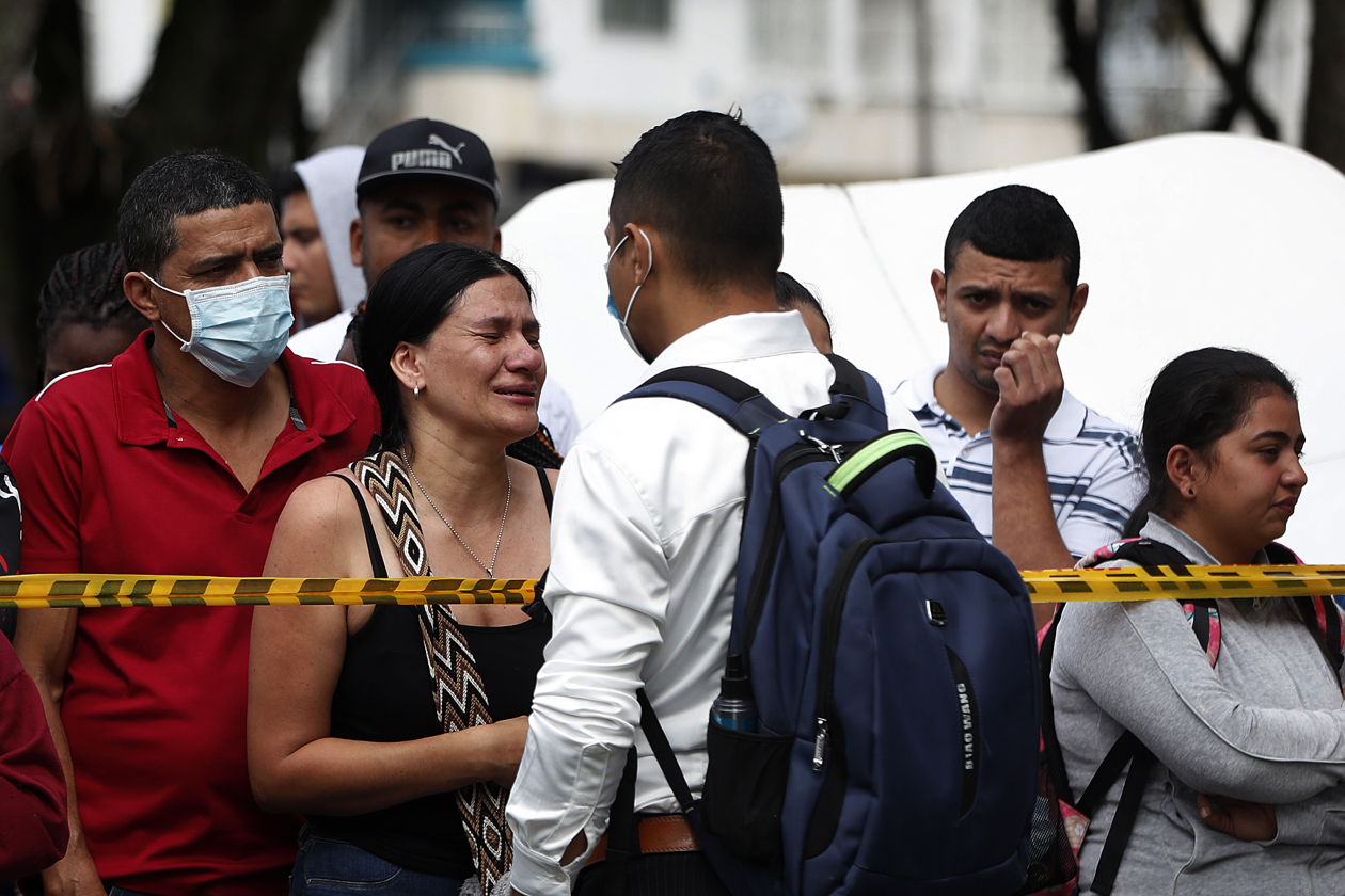Familiares de los reclusos.
