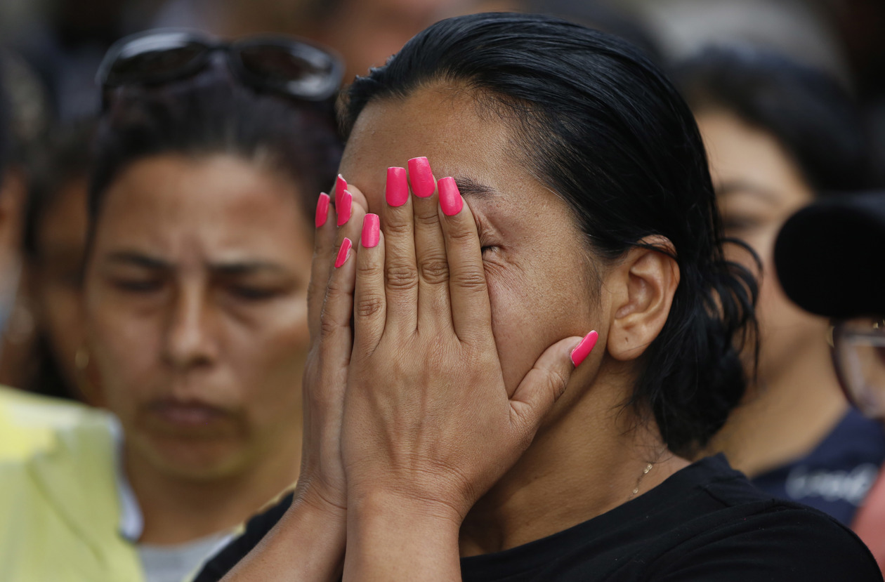 Familiares de los reclusos.
