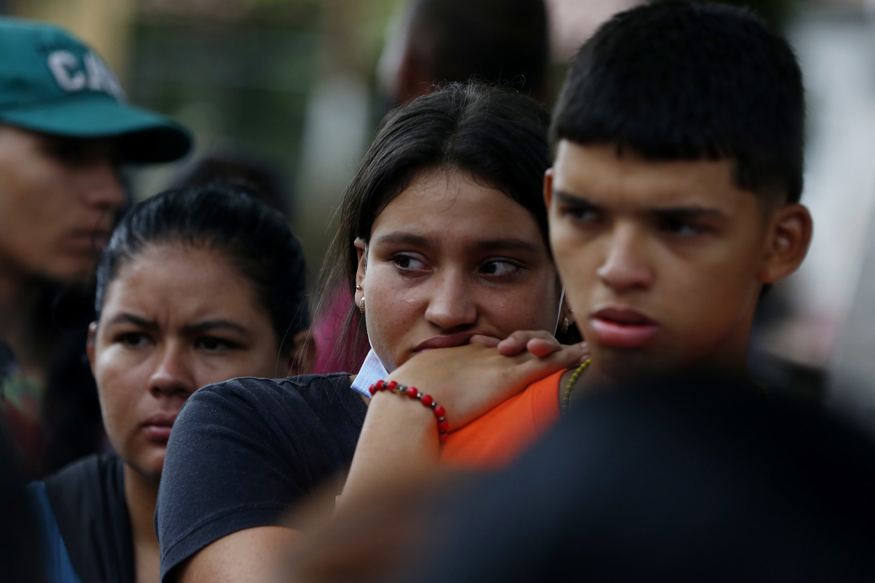 Familiares de los reclusos.