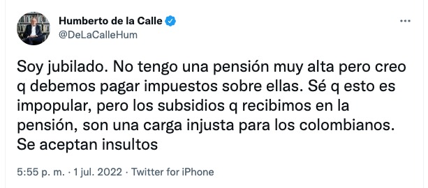 Trino de Humberto de la Calle