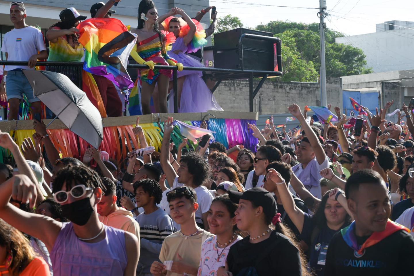 Marcha LGTBIQ+ 2022 en Barranquilla. 