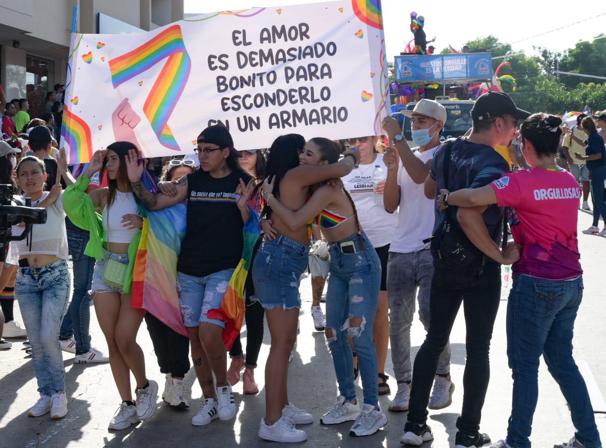 Marcha LGTBIQ+ 2022 en Barranquilla. 
