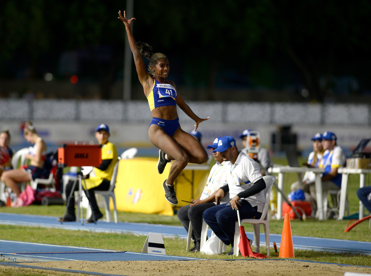 Salto del triunfo de Natalia Linares. 